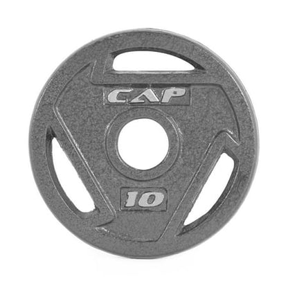 CAP Barbell, 10lb 2 inch Olympic Grip Weight Plate, Grey