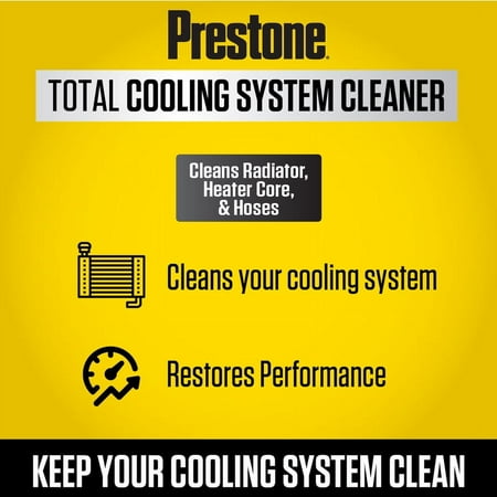 Prestone Total Cooling System Cleaner, Use in All Manufacturers - 32OZ