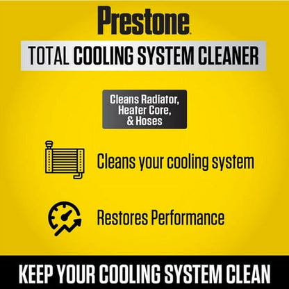 Prestone Total Cooling System Cleaner, Use in All Manufacturers - 32OZ