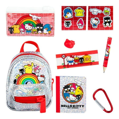 Hello Kitty and Friends Real Littles Micro Backpack - *Chosen at Random* Rainbow or Pink Fuzzy