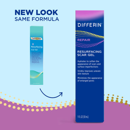 Differin Resurfacing Scar Gel, 1 oz *Packaging May Vary*