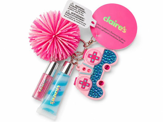 Claire's | Blue Raspberry Flavored Lip Gloss Keychain