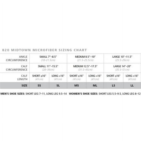 Men's LS - Sigvaris Style 822 Microfiber 20-30mmHg Knee High Compression Socks - Navy