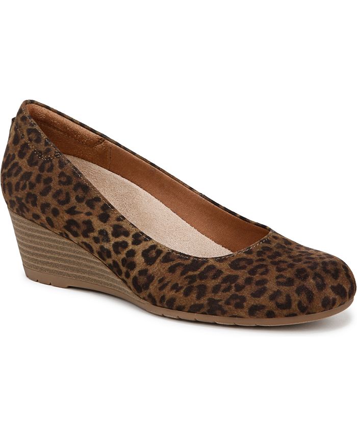 8 Women's Dr. Scholl's Be Flex Round Toe Wedge Pumps - Multi