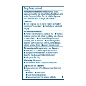 Advil Pain Reliever/ Fever Reducer 200 MG Ibuprofen Tablets, 50 Count *Damaged/Open Box* *Exp 02/29*