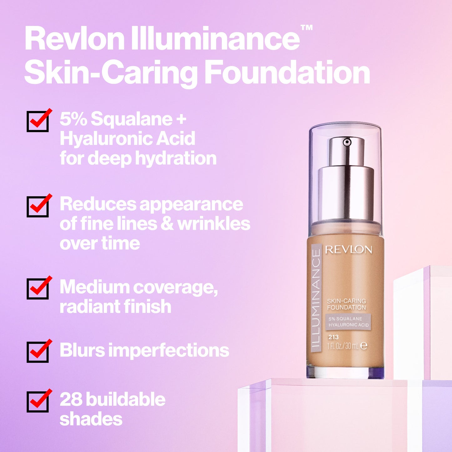 Revlon Illuminance Skin-Caring Foundation, Hazel