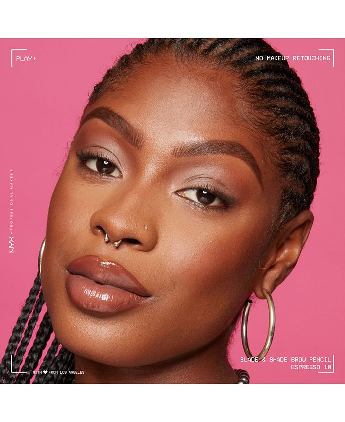 NYX Professional Makeup Blade & Shade Brow Pencil - Espresso *Damaged Box*