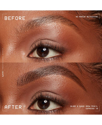 NYX Professional Makeup Blade & Shade Brow Pencil - Espresso *Damaged Box*