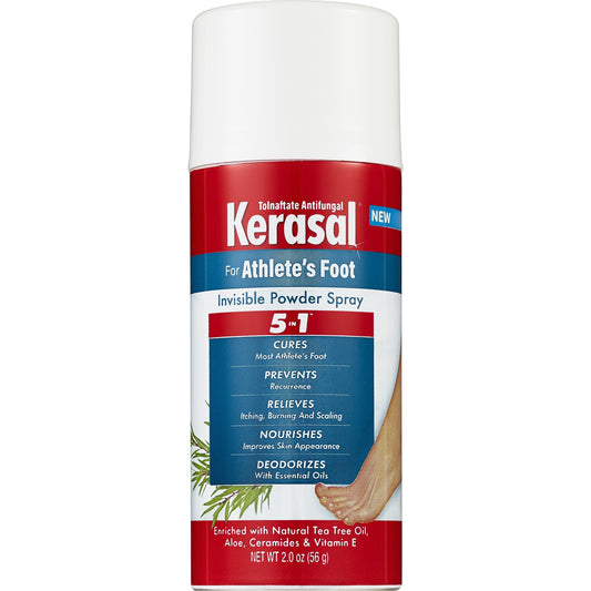 Kerasal 5-In-1 Athlete's Foot Spray, 2 oz *Exp 03/31/2026*