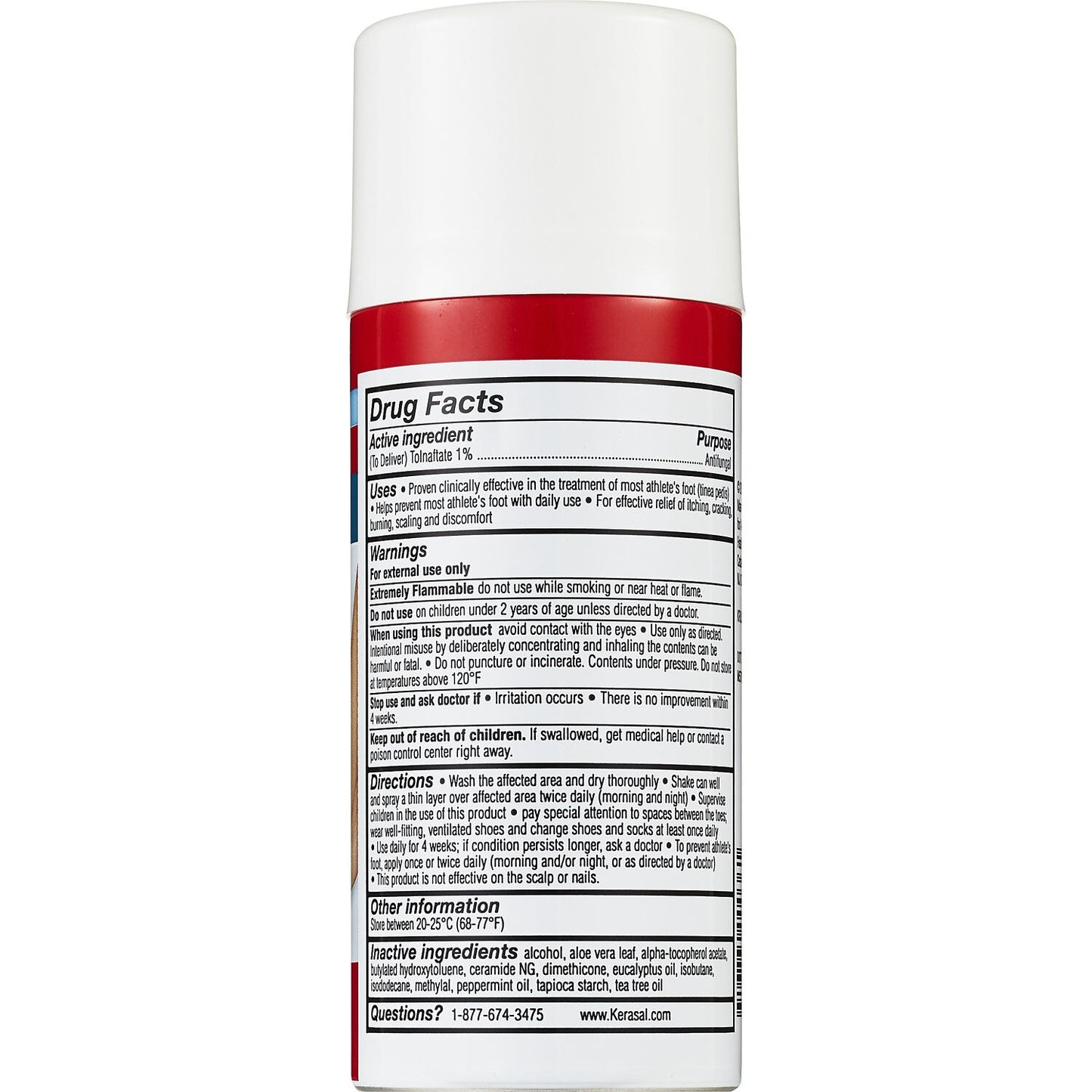 Kerasal 5-In-1 Athlete's Foot Spray, 2 oz *Exp 03/31/2026*
