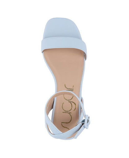 Women's 7.5M Sugar Umpire Ankle Strap Block Heel Sandals - Blue