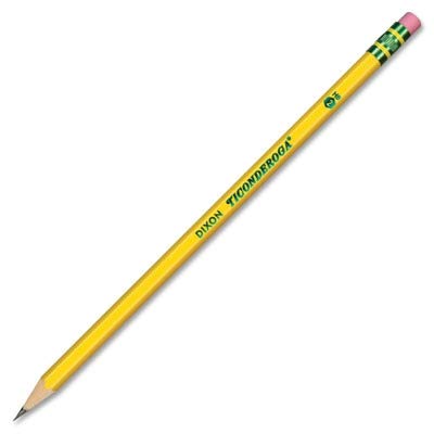 Ticonderoga Premium Wood Pencils Unsharpened #2 24 ct