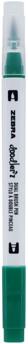 Zebra Doodler’z Dual Brush Pens Assorted Colors, 12-Pack