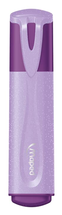 Maped Fluo Peps Glitter Highlighters in Pastel Colors x4 (742046)