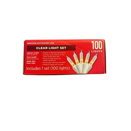 Make The Season Bright Clear Light Set - 100 Lights