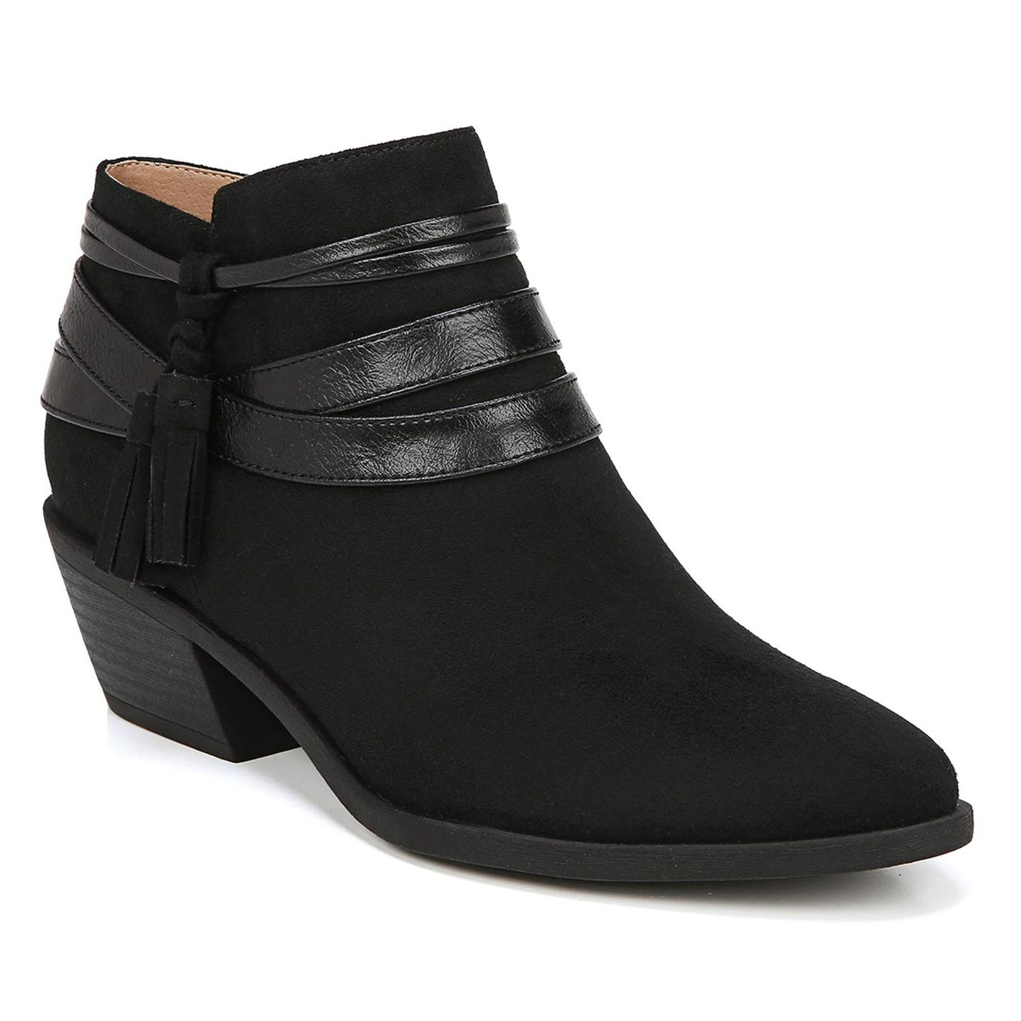 Women's 8W - LifeStride Paloma Ankle Boots - Black *Damaged Box*