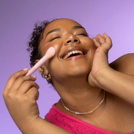 Lottie London Diamond Bounce in Rose Champagne, Ultra-Fine Gel-Powder Highlighter, New Shade, 0.28 oz