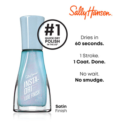 Sally Hansen Insta-Dri Nail Polish Luxe Finish Collection, Glos Sea