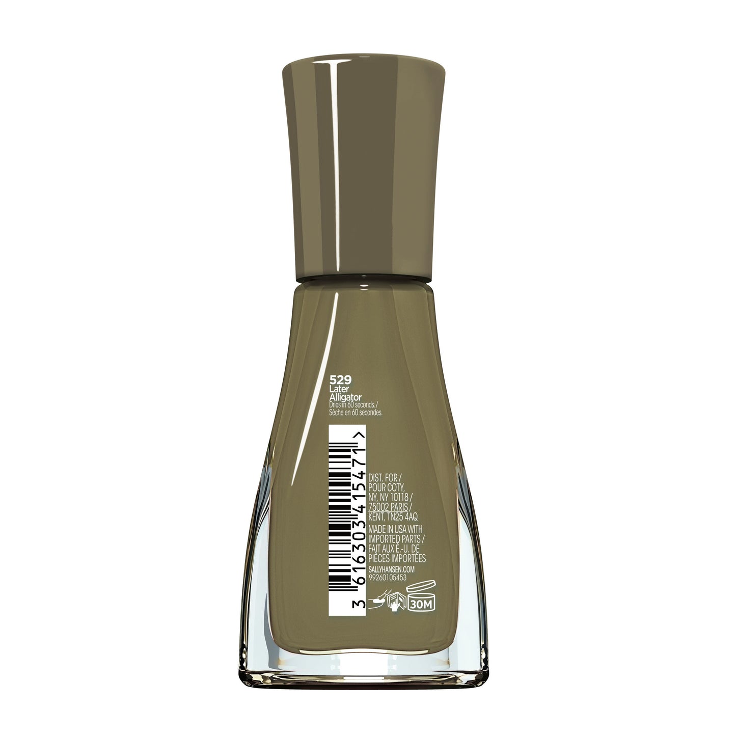 Sally Hansen Insta-Dri Nail Polish Escape the Ordinary Collection, Later Alligator