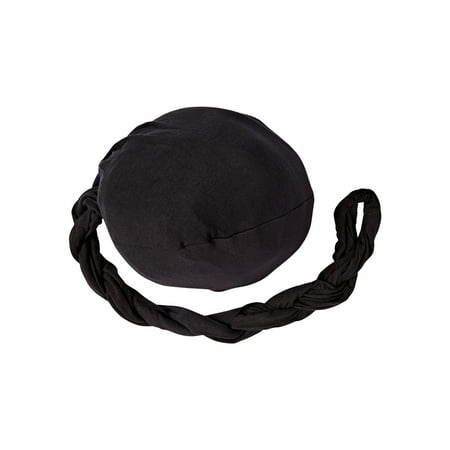 KISS Colors & Care Premium Satin-Lined Halo Turban & 2 Wave Cap, Pre-Tied, Black