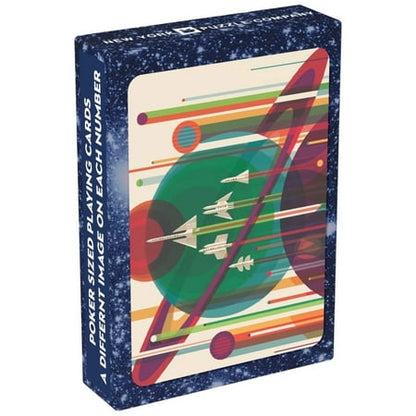 New York Puzzle Company Visions of the Future Playing Cards Single Standard Deck
