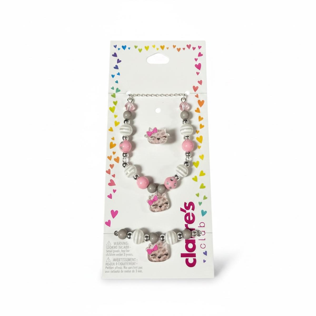 Kitty Charm Jewelry Set