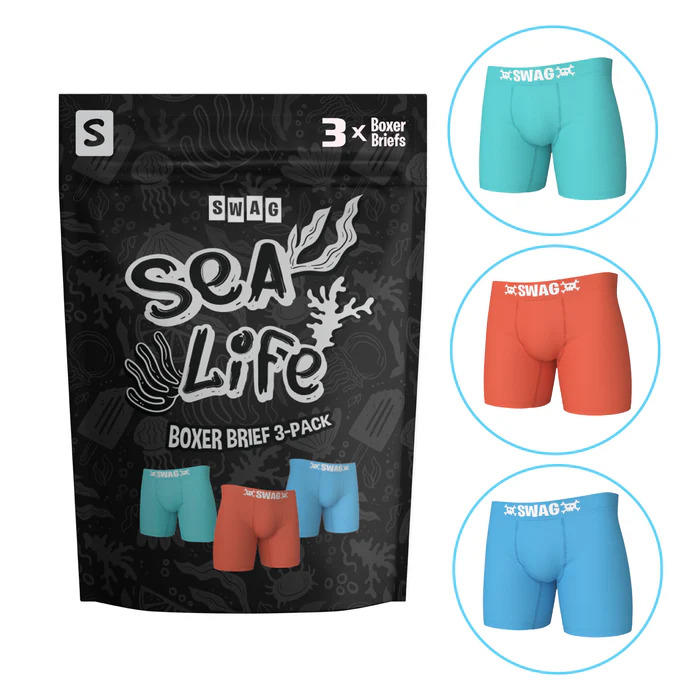 SWAG Sea Life 3-Pack Briefs