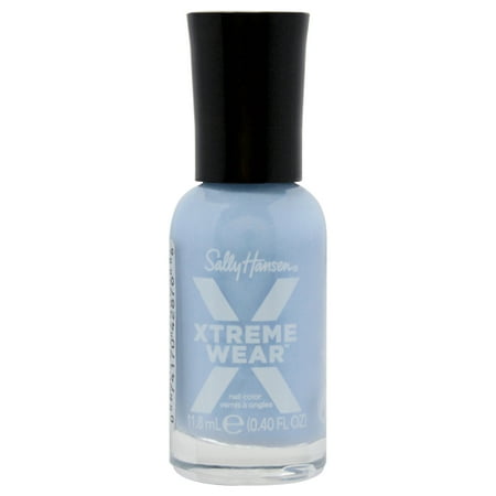 Sally Hansen Xtreme Wear Nail Polish, Babe Blue, 0.4 fl oz, Chip Resistant, Bold Color