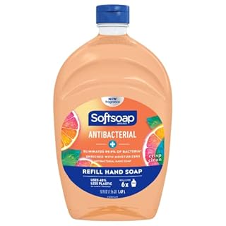 Softsoap Crisp Clean Antibacterial Liquid Hand Soap 50 fl oz Refill Bottle
