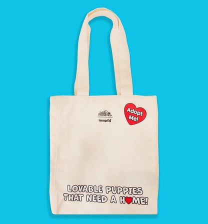 Loungefly Tote Bags Pound Puppies 40th Anniversary Canvas Tote Bag, Other/Mixed, One Size