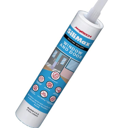 Window & Door 100% Silicone Caulk, White