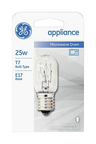 GE Lighting 10692 25 Watt Clear T7 Appliance Light Bulb