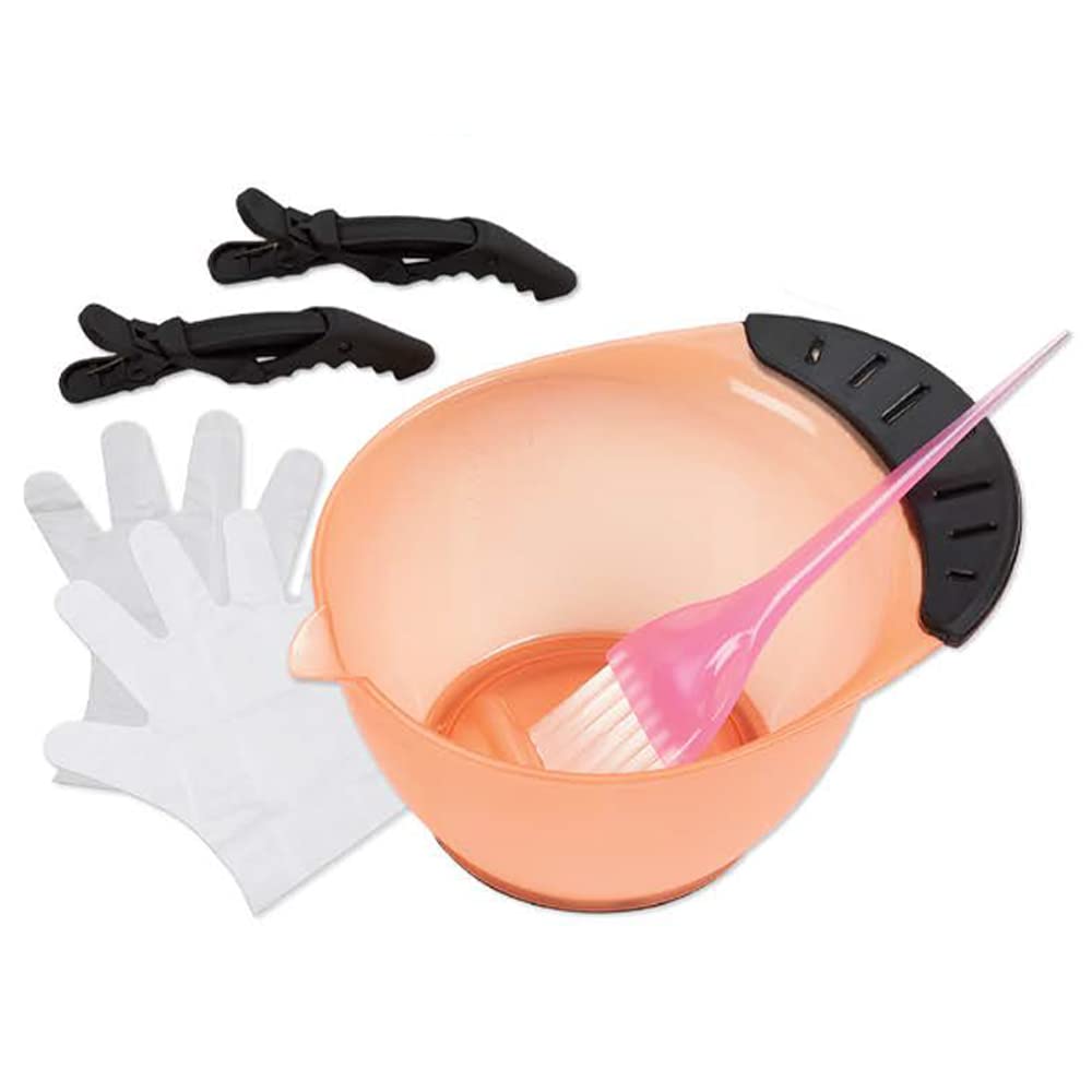 Punky Colour Hair Coloring Tools, Hair Bleach Kit - Hair Dye Kit with Dye Bowl, Color Brush, Gloves & Clips, Coloring & Bleaching Accessories