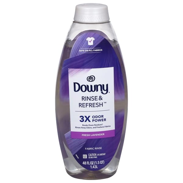 Downy Fab Softeners, Downy Fabric Rinse Fresh Lavender, 48 Ounce
