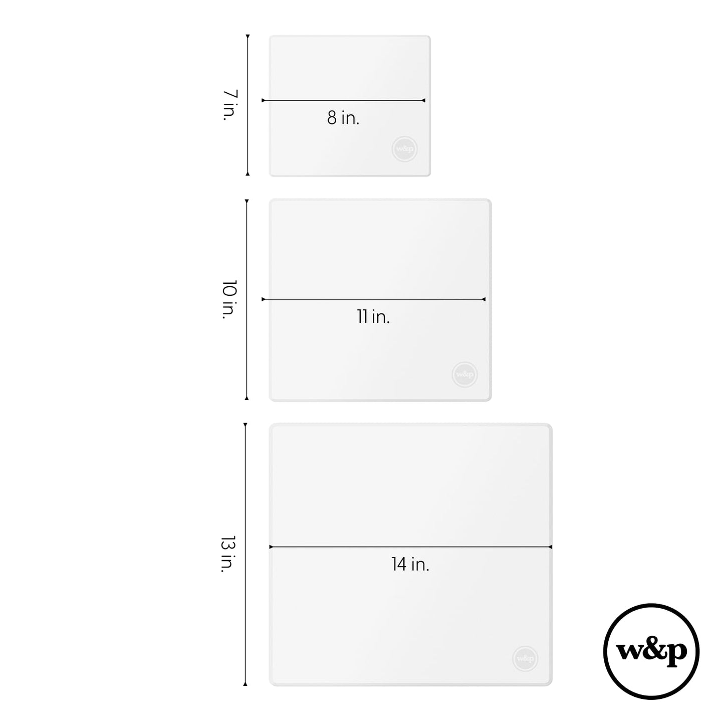 W&P Reusable Silicone Stretch Wrap 3 Count
