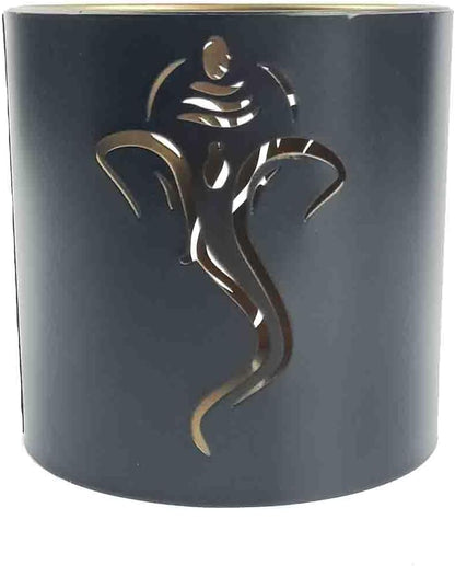 KYMY Diwali Projection Candlestick Ornament, Diwali Metal Candle Cups Holder, Iron Candlelight Shadow Candlestick for Diwali Party India Festival Home Party Banquet Decoration Diya