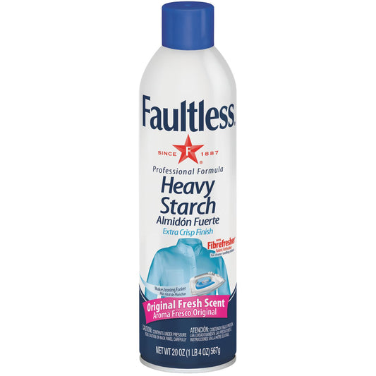 Faultless Fresh Scent Heavy Starch Spray 20 oz *Damaged Can*