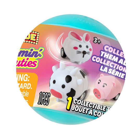 ORB Arcade Capsules Zoomin Cuties Multicolored Mystery 1 CT *Chosen at Random*