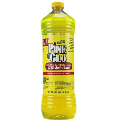 Pine Glo Kitchen & Bath Household Cleaner, Lemon, 40 oz *Damaged Package See Desc*