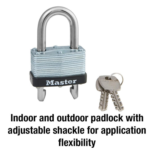 Master Lock 1.75-in Steel Adjustable Keyed Padlock