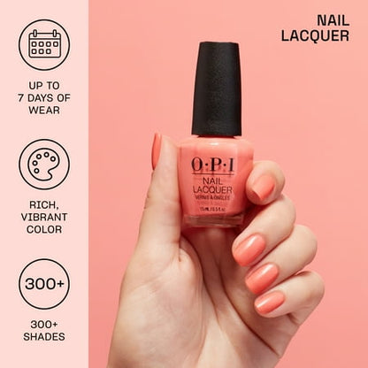 OPI Nail Lacquer, Ness Ist Rose, 0.5 fl oz
