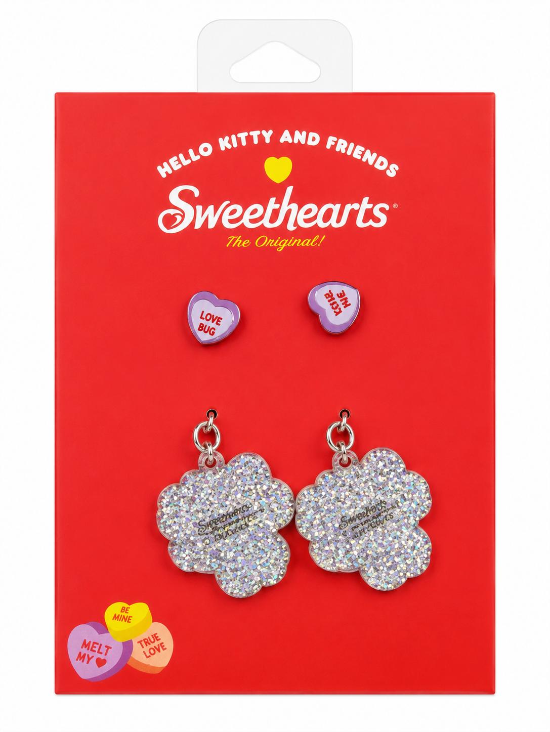 Hello Kitty Sweethearts Earring Sets, 2 CT