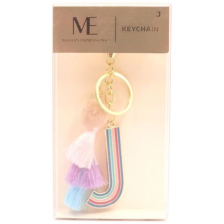Modern Expressions Monogram Keychain J