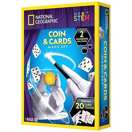 National Geographic Coin & Cards Magic Set