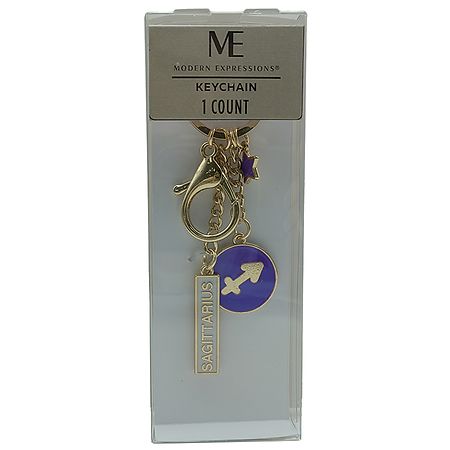 Modern Expressions Zodiac Keychain, Sagittarius - 1.0 ea