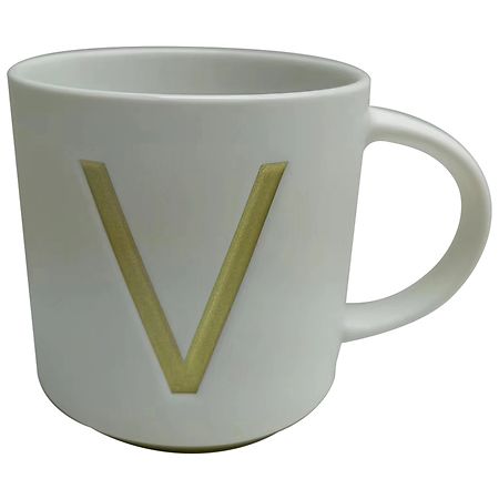 Modern Expressions Monogram Mug, V - 1.0 ea