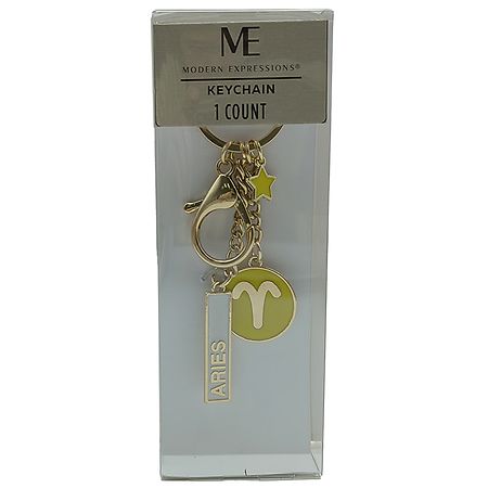 Modern Expressions Zodiac Keychain, Aries - 1.0 ea