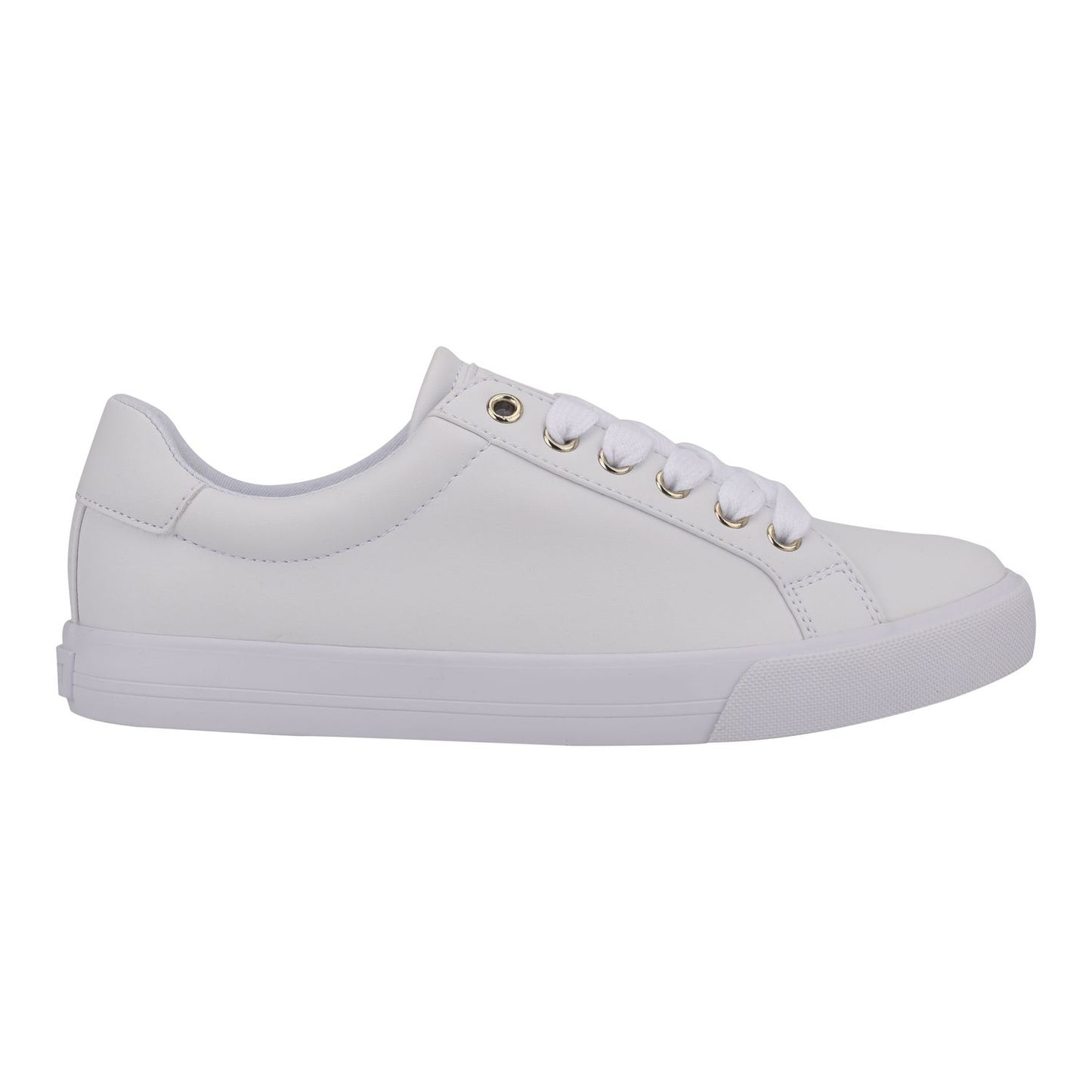 Women's 7 M Nine West Layna Sneakers White *Damaged Box Missing Lid*