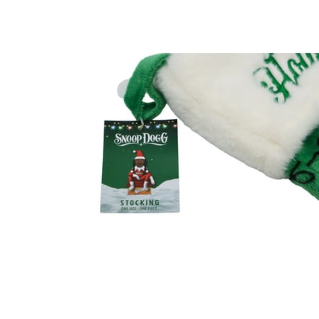 Snoop Dogg Happy Holidaze Green Stocking