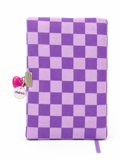 Claire’s Diary Journal with Lock | Gamer Girl Purple